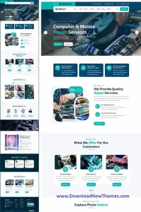Reparo - Computer And Mobile Repair HTML5 Template